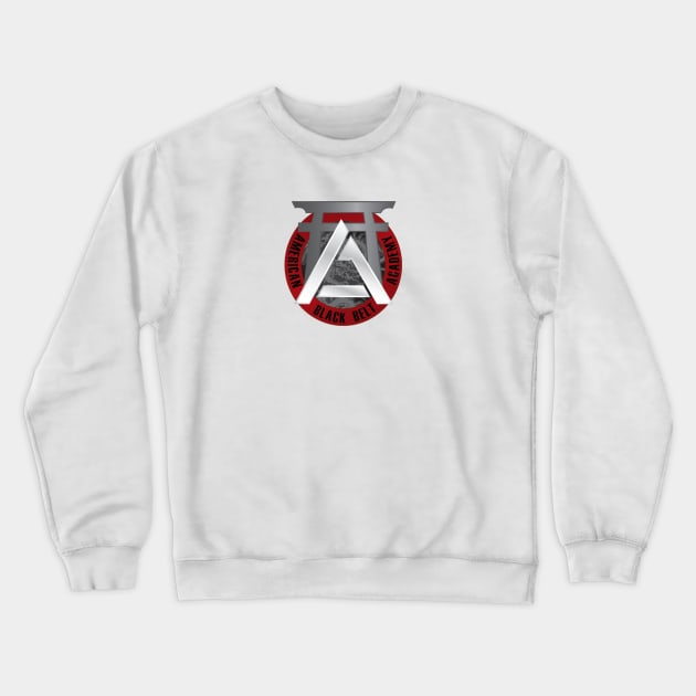 AMERICAN BLACK BELT ACADEMY LOGO Crewneck Sweatshirt by AmericanBlackBeltAcademy